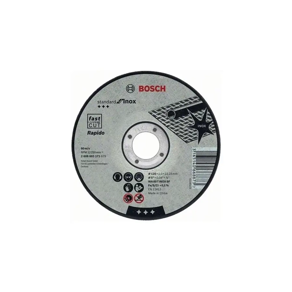 Отрезной круг Standard for Inox 115 х 1,6 мм BOSCH 2608603170