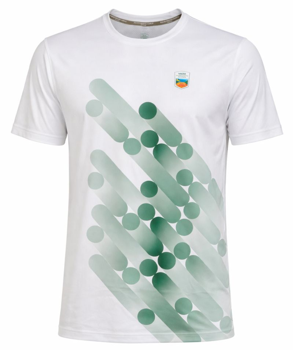 Футболка теннисная Monte-Carlo Rolex Masters Patch & Print - white