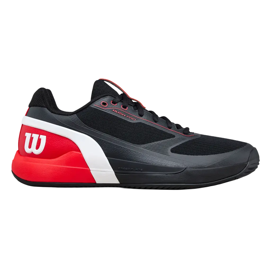 Кроссовки Wilson Rush Pro 5 Черные/Красные для падел 2026