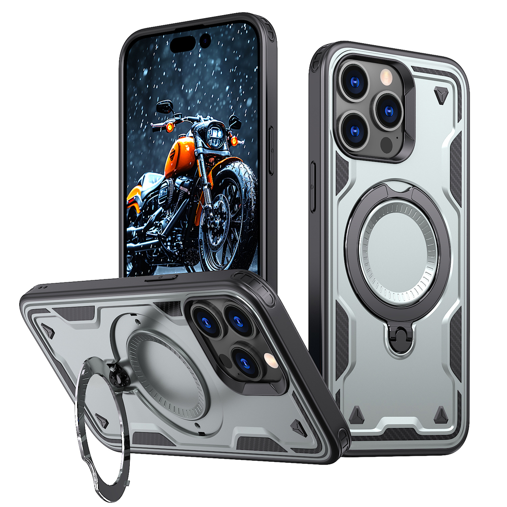 Чехол Magneto Case с кольцом для iPhone 15 Pro