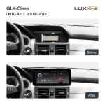 Магнитола для Mercedes Benz GLK X204 2008-2012 NTG 4.0 - Teyes LUX ONE ROUND монитор 12.3" 2K QLED на Android 10, Быстрая, CarPlay, 4G SIM-слот