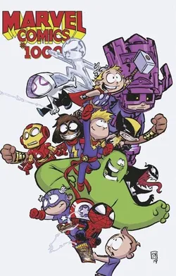 Marvel Comics #1000 (Variant Cover by Skottie Young)