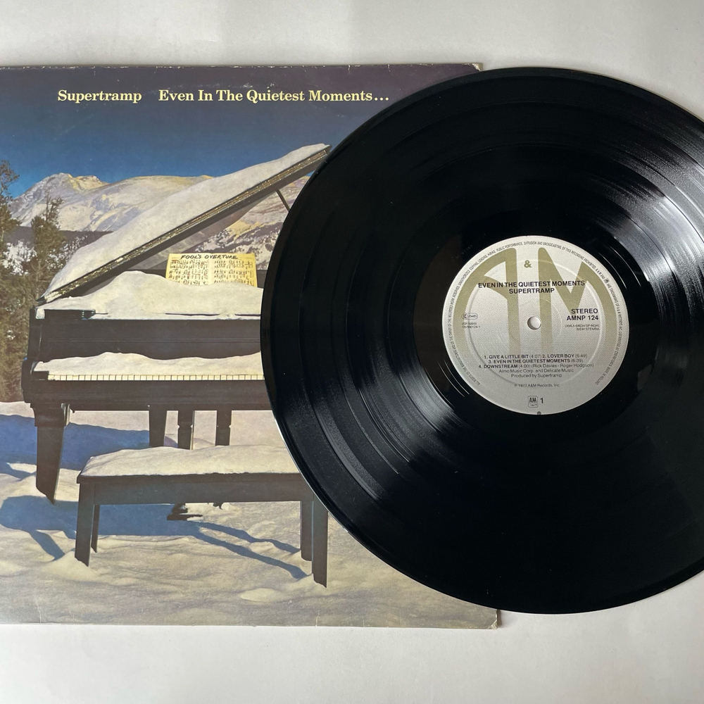 Винтажная виниловая пластинка LP Supertramp Even In The Quietest Moments (Нидерланды 1983)