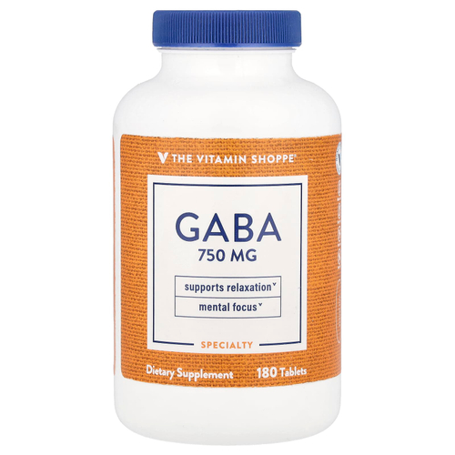 The Vitamin Shoppe, ГАМК, 180 таблеток