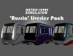 Metro Simulator - 'Russia' Liveries Pack (для ПК, цифровой код доступа)
