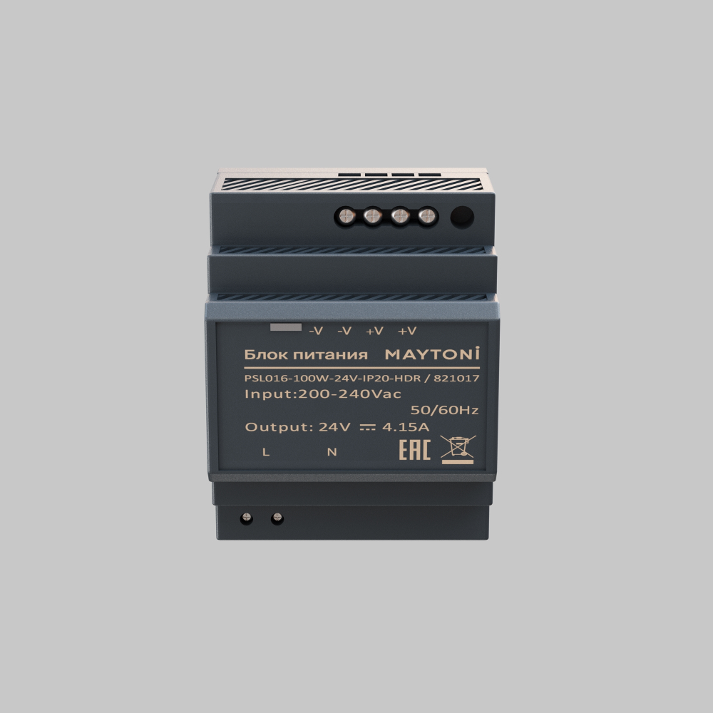 Блок питания Maytoni PSL016 24В 100Вт IP20 821017