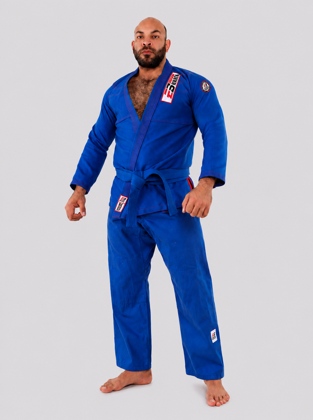 Кимоно BJJ бразильское джиу-джитсу ESKHATA  синий