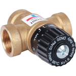 Клапан термостатический смесительный STOUT - 3/4" (ВР, 20-43°C, Kvs 1.6, L-образное смешивание)