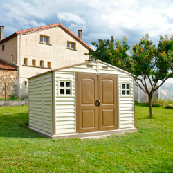 Сарай - Хозблок пластиковый WoodSide для дачи (3,2х 2,4 х 2,31м)
