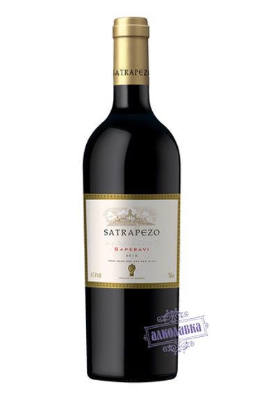 Сатрапезо. Вино красное сухое Саперави урожай 2010 год. 0,75 Л