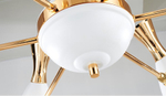 Ceiling design lamp  Duke by Delightfull (6 lampshades,  White)