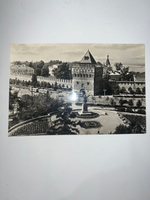 Почтовая открытка "Горький. Кремль и площадь Минина." Фото А. Горячева. СССР, 1967 г.