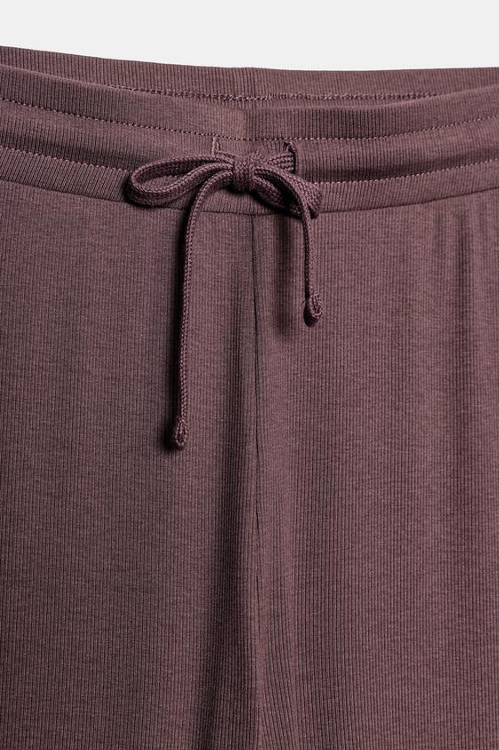 ZARA БРЮКИ ПРЯМОГО КРОЯ В РУБЧИК, ФИОЛЕТОВЫЙ