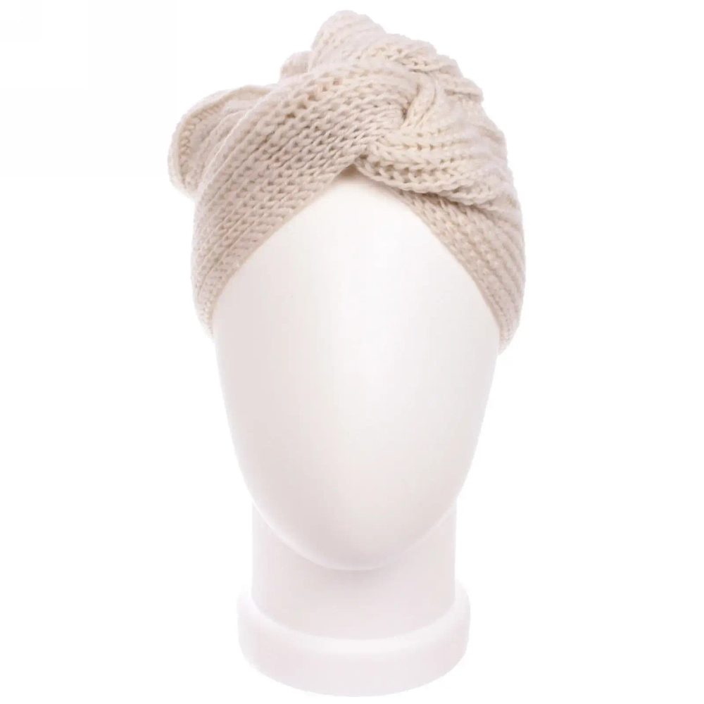 Повязка на голову теплая «Winter Turban», микс 6 цветов, 22*19см (Подвес Кокетка - Зима)