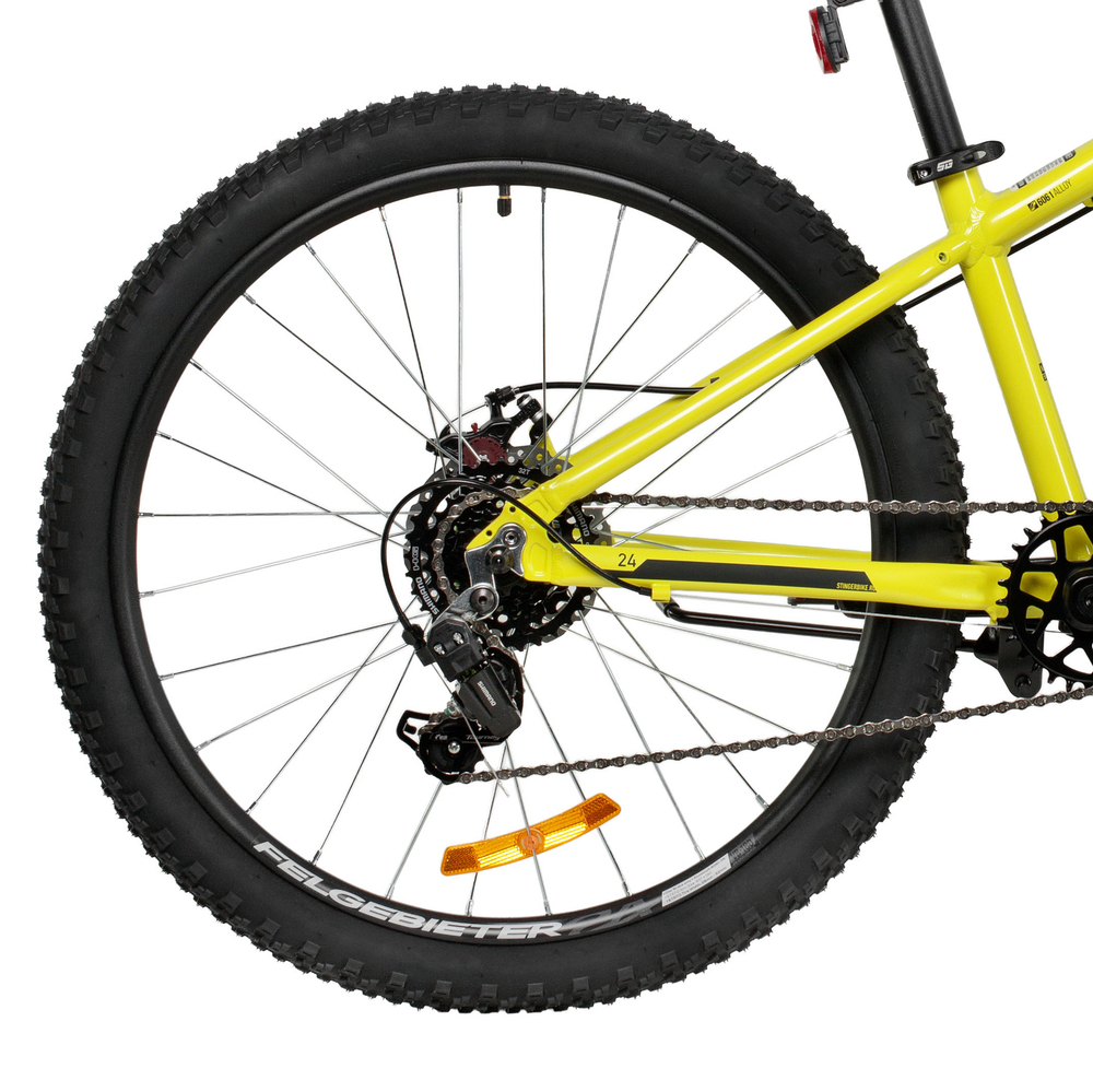Велосипед 24" STINGER ELEMENT р.JR, зеленый