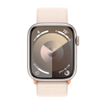 Умные часы Apple Watch Series 9 GPS, 45mm, Aluminium Case with Sport Loop, Starlight (Сияющая звезда)
