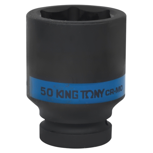 KING TONY (843550M) Головка торцевая ударная глубокая шестигранная 1", 50 мм