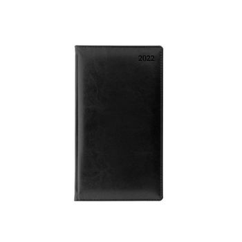 Еженедельник Letts Global Deluxe A6 кожа белые страницы золотой срез черный (412 127310)