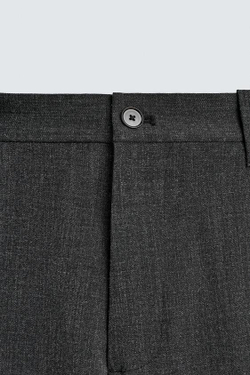 ZARA БРЮКИ КАРГО STRAIGHT FIT КОМФОРТНОЙ ПОСАДКИ, СЕРЫЙ