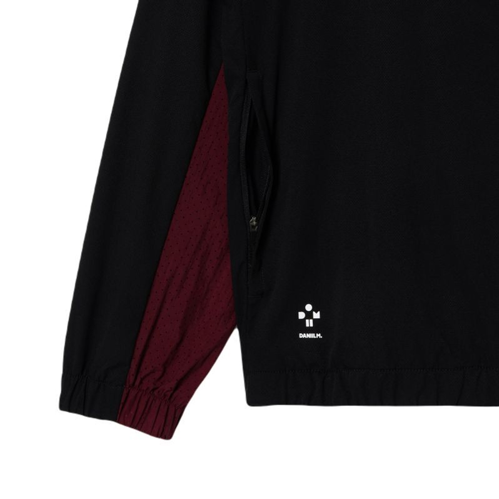 Мужской теннисный костюм Lacoste Tennis x Daniil Medvedev Sweatsuit - black/blue/green/bordeaux