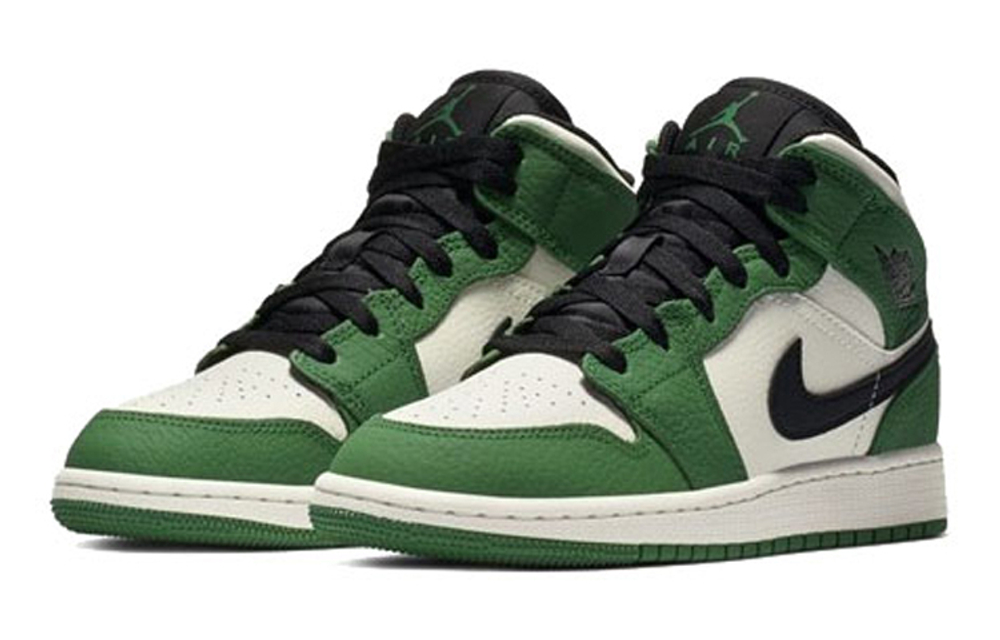 Jordan 1 Mid Pine Green GS