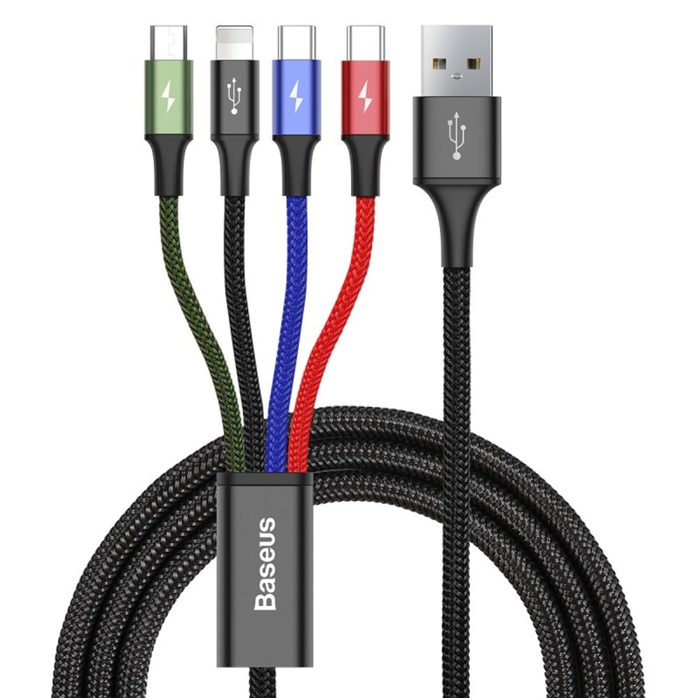 Кабель для зарядки Baseus Fast Cable 4in1 Design 1.2M Кабель для зарядки Baseus Fast Cable 4in1 Design 1.2M