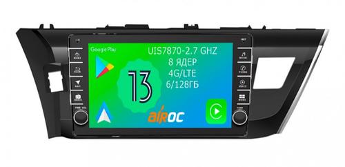 Магнитола для Toyota Corolla 2013-2016 - Airoc AB-1103 (кнопки и крутилки), Android 13, Быстрая, SIM-слот, CarPlay