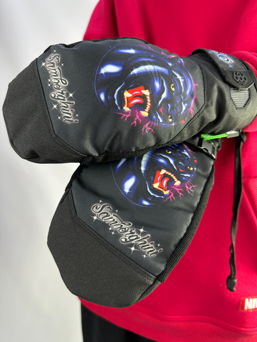 686 варежки MNS PRIMER MITT (FW) (SAMBORGHINI BLACK)