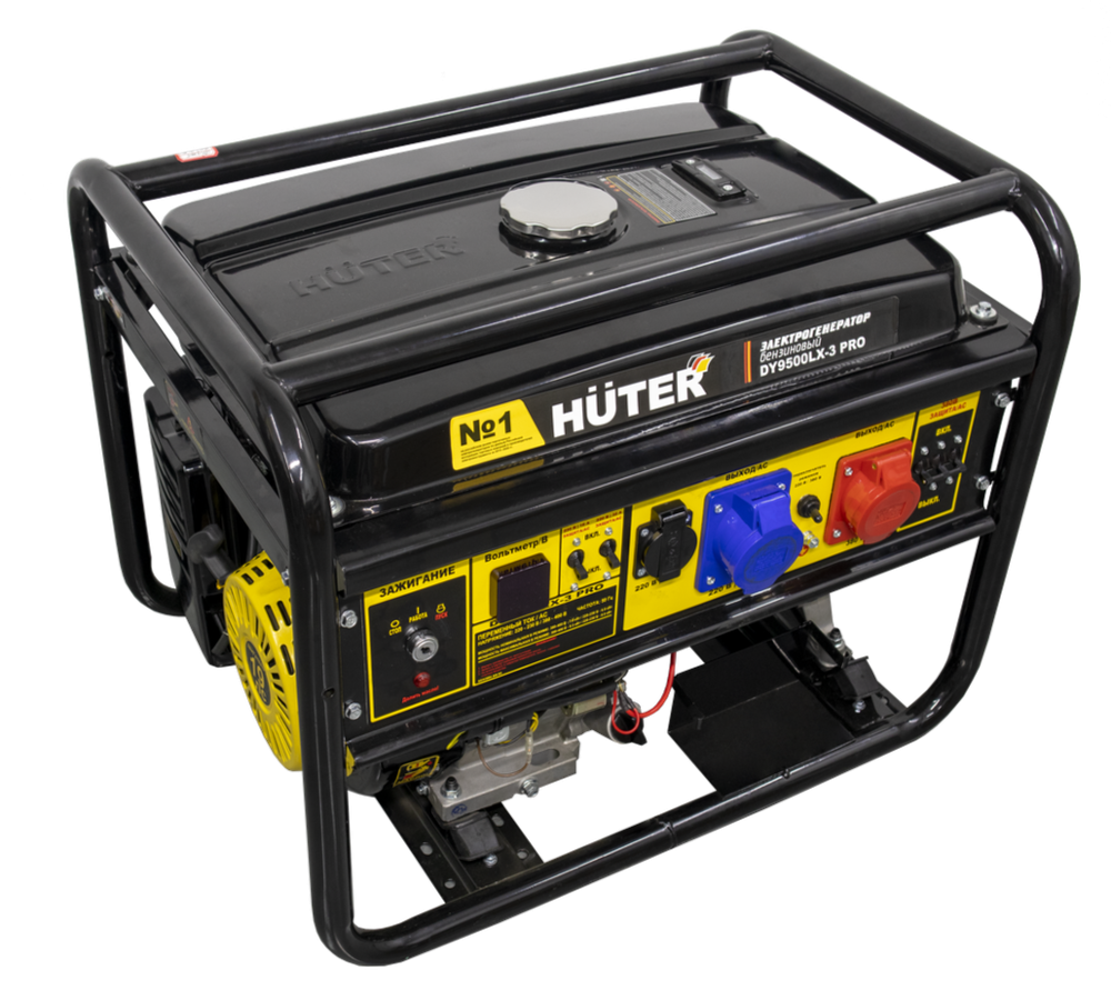 Электрогенератор Huter DY9500LX-3 PRO - [7,8 кВт / 380V] трехфазный