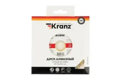 Диск алмазный отрезной KRANZ Turbo 125*22,2*2,2*10 40294