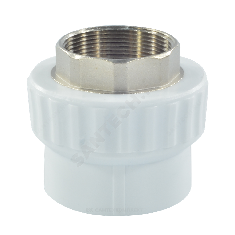 Муфта PP-R комбинированная белая Дн 32х1 1/4" ВР под ключ VALFEX 10134132
