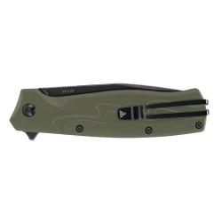 Нож складной SRM 221X-GP Blackwash (14C28N, OD Green G10)