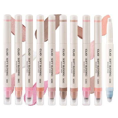 CLIO SOFT BLENDING SHADOW STICK - Мягкие тени-стик с кисточкой