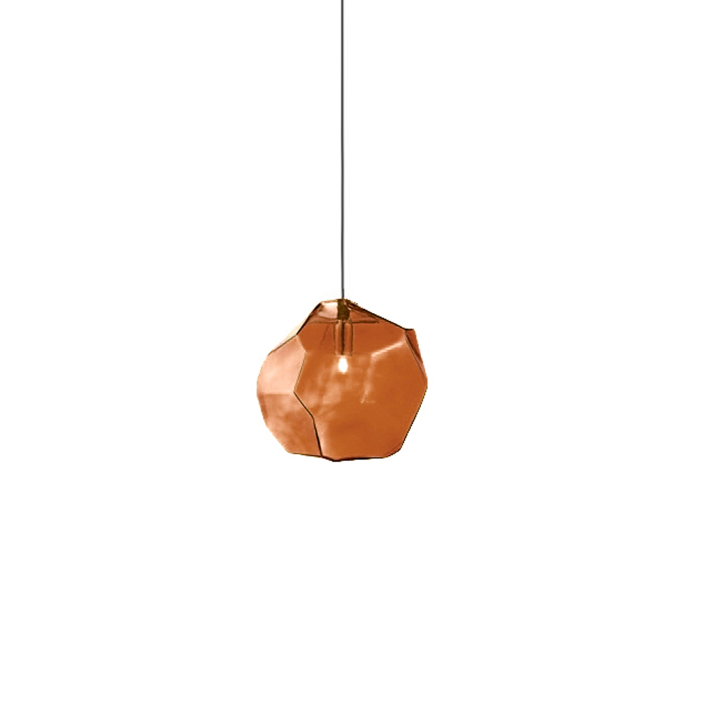 Pendant design lamp Ice Cube by Lasvit (Brown)