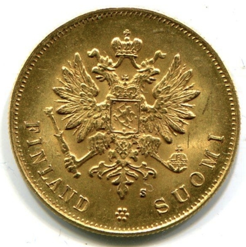 10 марок 1882 года. Золото