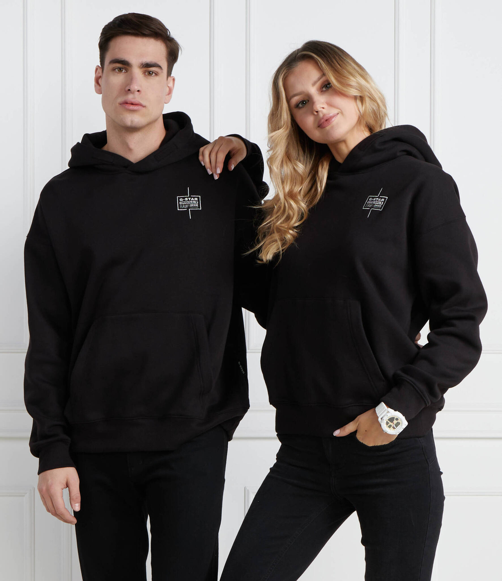 Худи unisex core loose hdd sw G- Star Raw - черный(D23224 C235)