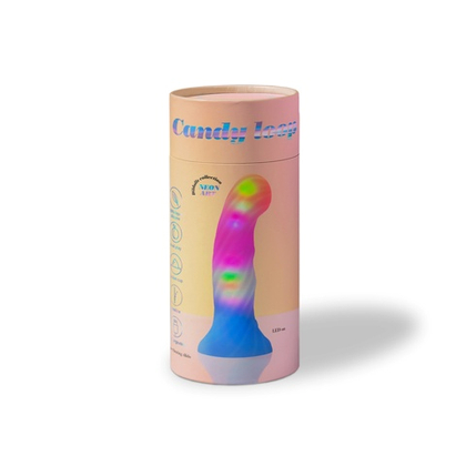 Love to love Dildo LED Candy Loop - Фаллоимитатор с подсветкой