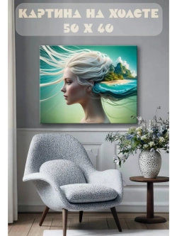 Картина на стену 40 X 50 Девушка