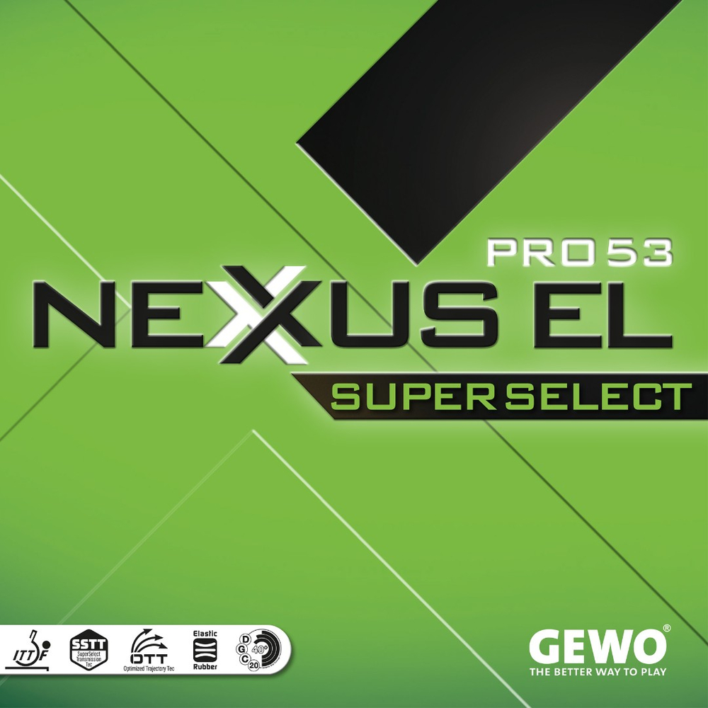 Накладка для настольного тенниса GEWO Nexxus EL Pro 53 Super Select