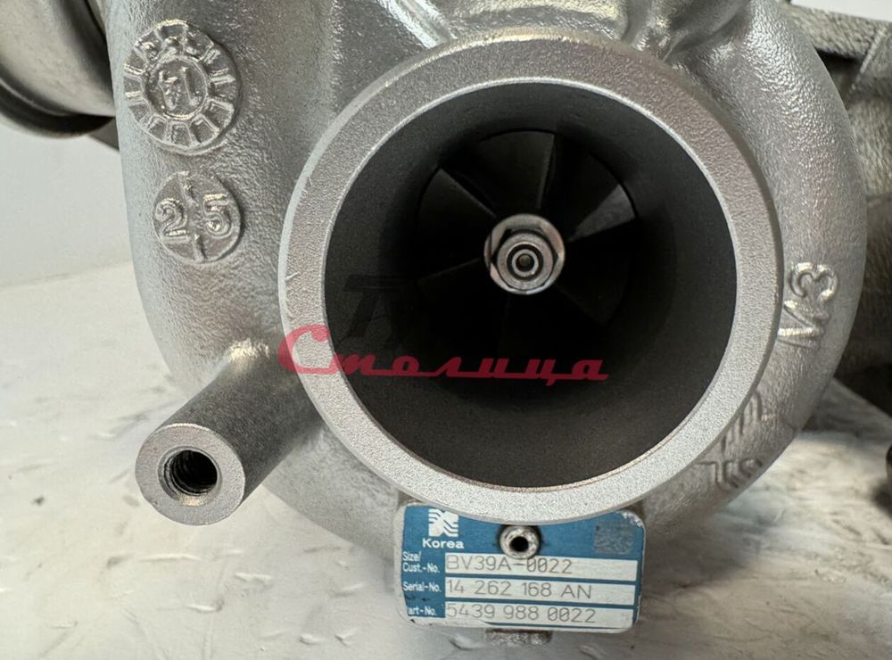 Турбина 54399700022 BorgWarner для Audi, Seat, Skoda, Volkswagen