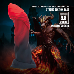 Power Monsters Infernal Goliath - Фаллоимитатор на присоске, 25 см