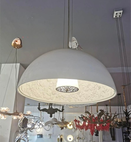 Pendant design lamp Skygarden by Flos (white)