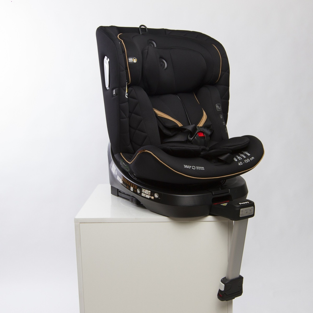 Автокресло Peppy UNOfix 0-36 I-Size 40-150 см (black)