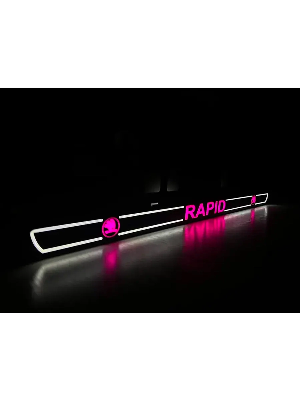 LED рамка. P.LOGO 2.0 Skoda RAPID.