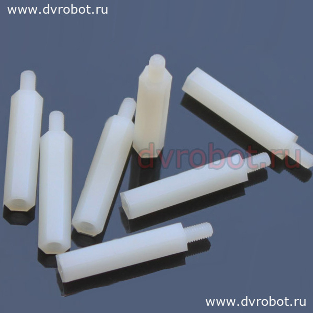 Стойка нейлон M3*24+6