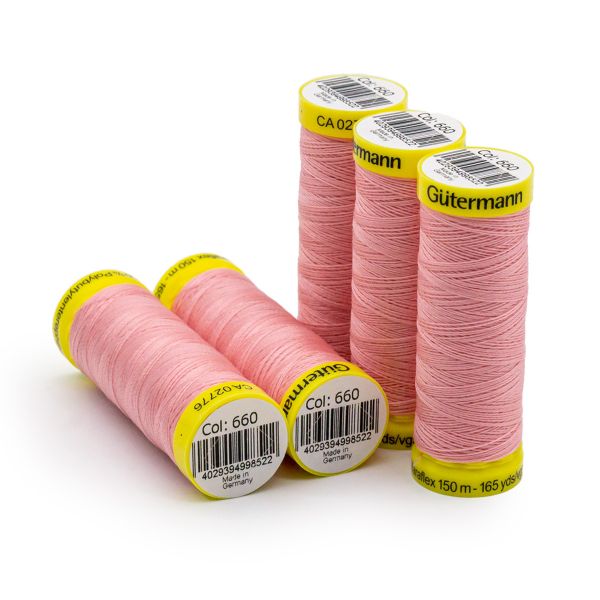 Нитки для трикотажа Gutermann Maraflex 120 (150 метров), 5 кат. | 660 жемчужный