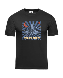 Футболка Explore прямая черная
