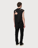 RICK OWENS DRKSHDW ТОП ЧЕРНЫЙ МУЖСКОЙ HOLLYWOOD TARP