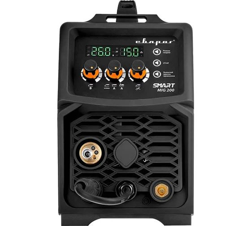 Сварочный инвертор Сварог MIG 200 REAL SMART N2A5 Black, маска+краги 98557