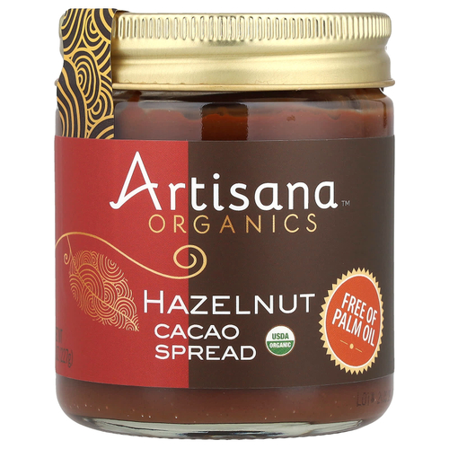 Artisana, Organics, паста с фундуком и какао, 227 г (8 унций)